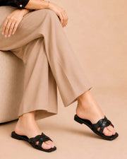 Twinkle Steps cross-strap flat sandals by ON FOOT - view 7