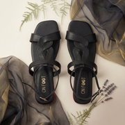 Noir Wave Ankle Strap