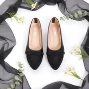 Grace Whisper pointed toe pumps in Black by ON FOOT - view 3