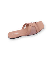 Silver Gleam metallic cross-strap flats by ON FOOT - view 10