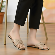 Radiant Step criss-cross flat slippers by ON FOOT - view 6