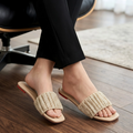 Noir Pearl Woven Sliders