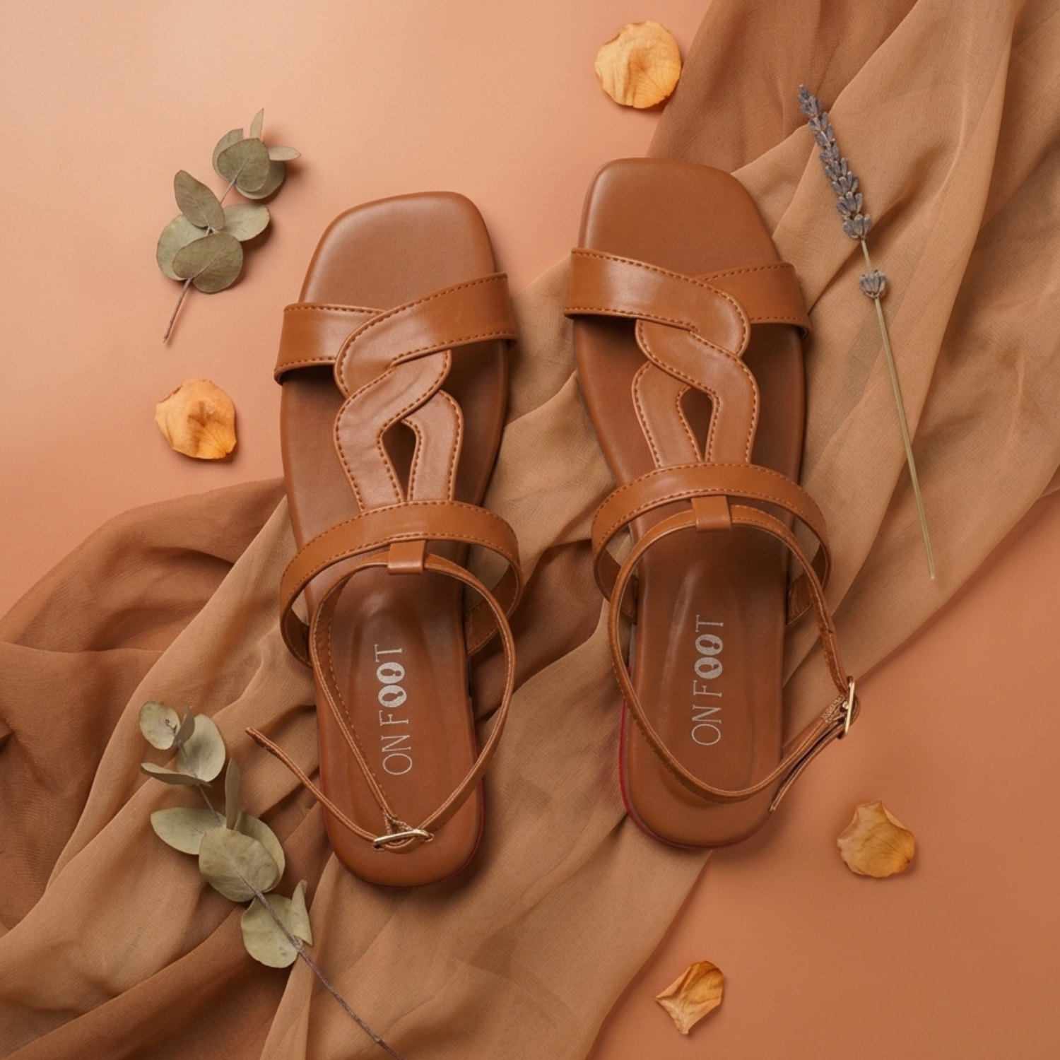 Noir Wave Ankle Strap