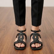 Noir Wave Ankle Strap