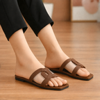 ON FOOT Transparent Casual Flat Slippers for Women