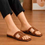 ON FOOT Transparent Casual Flat Slippers for Women