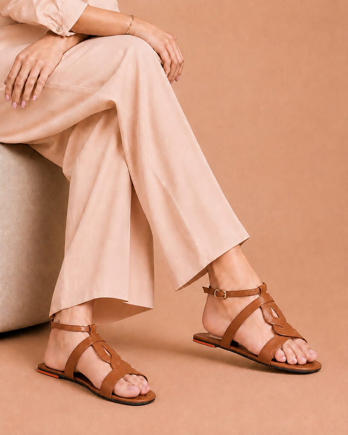 Noir Wave Ankle Strap