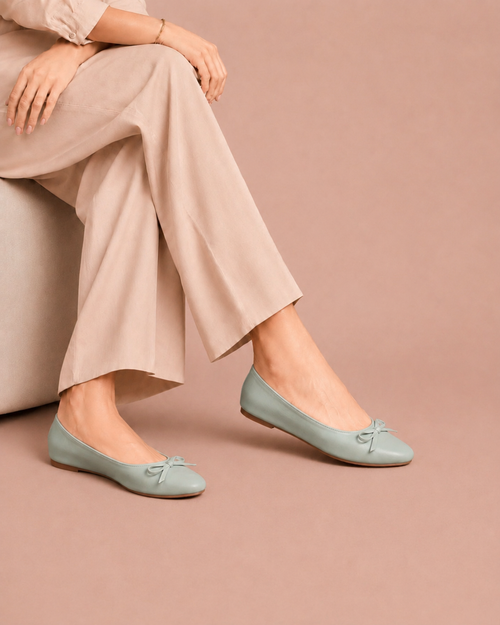 Classic Bow Ballet - Aqua