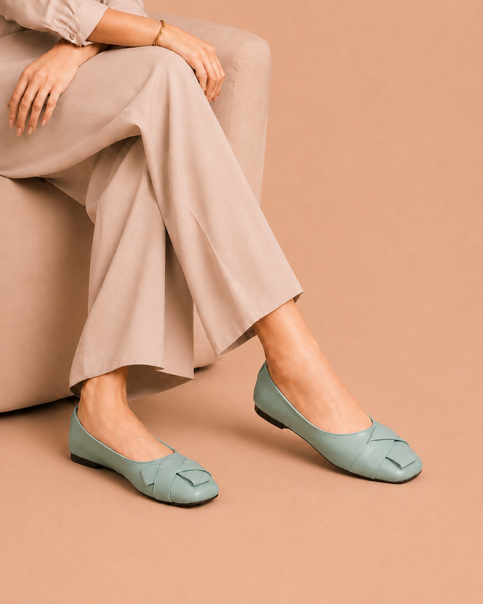 Grace Bow Pumps - Mint