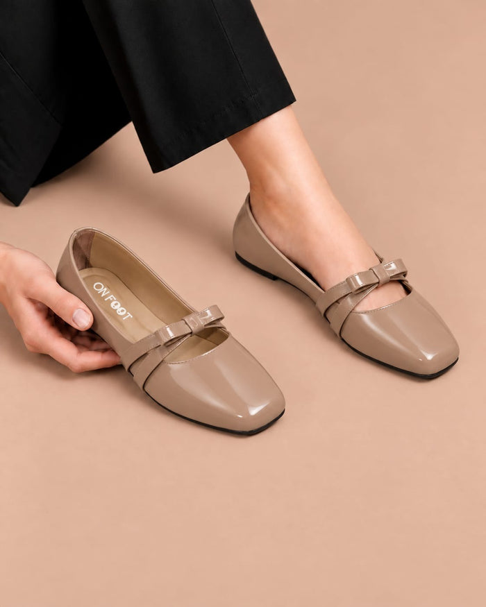 Luxe Bow Pumps - Mustard