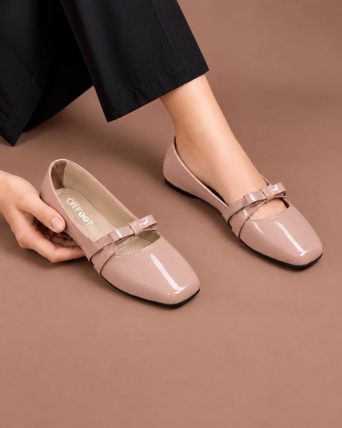 Luxe Bow Pumps - Pink