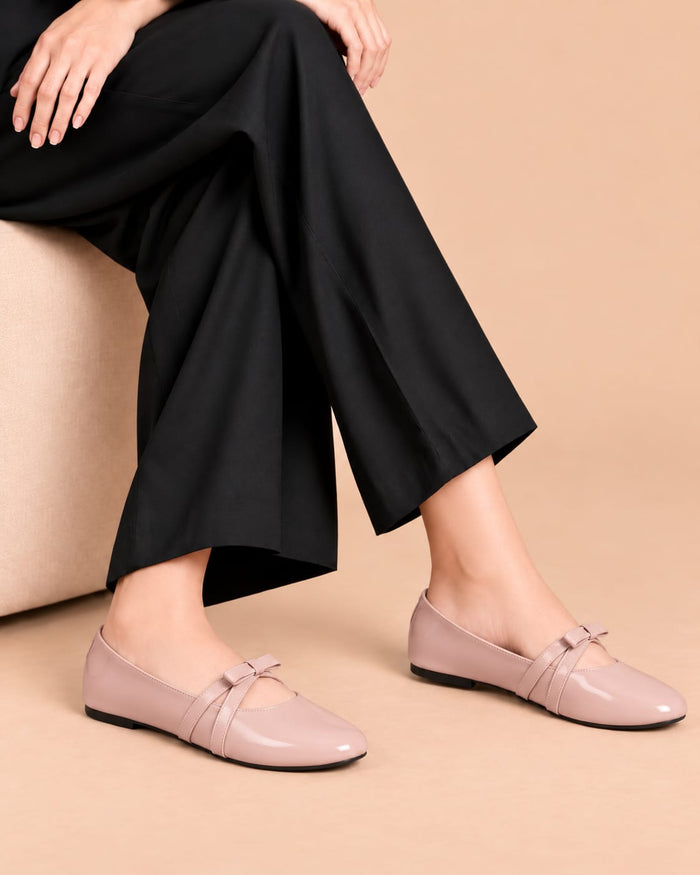 Luxe Bow Pumps - Pink