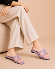ON FOOT Transparent Casual Flat Slippers for Women