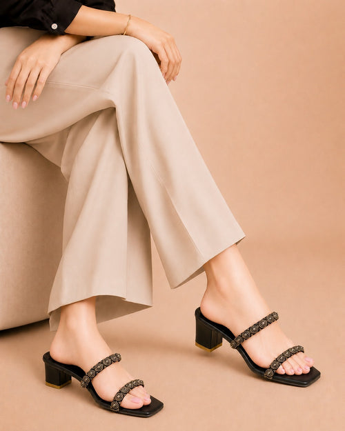 Black Glam Stiletto Heel