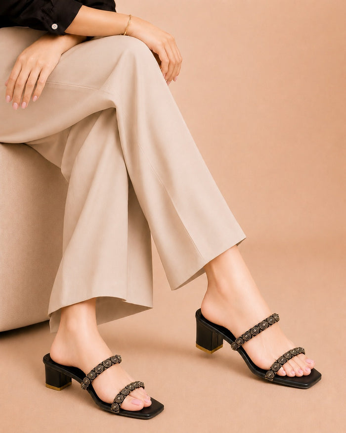 Black Glam Stiletto Heel