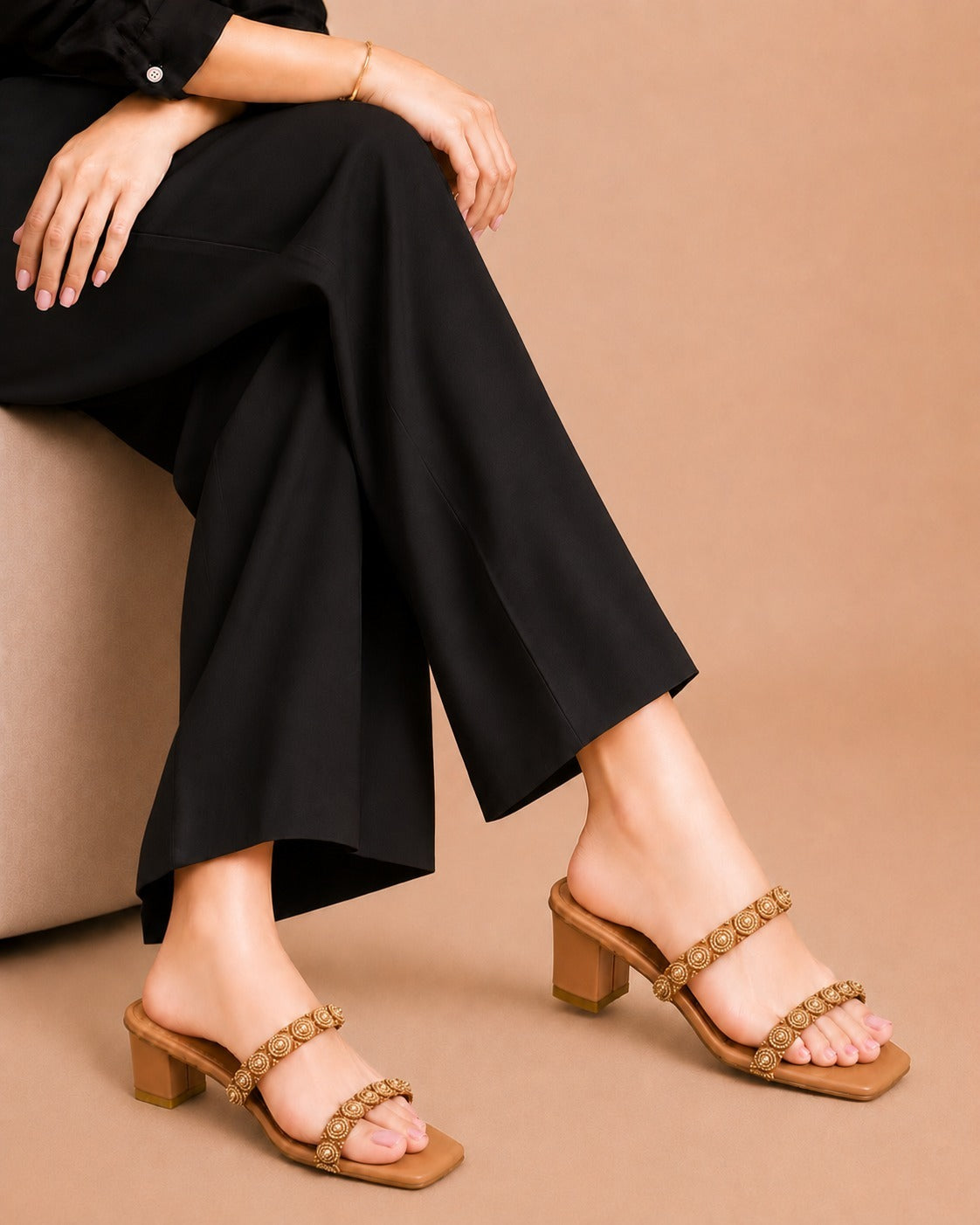Fawn Glam Stiletto Heel