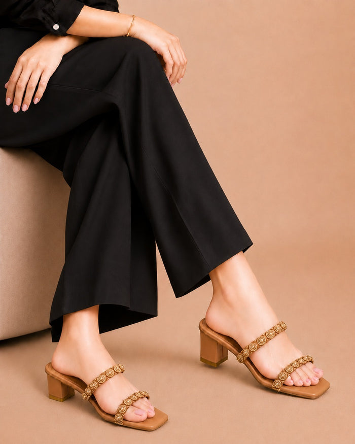 Fawn Glam Stiletto Heel