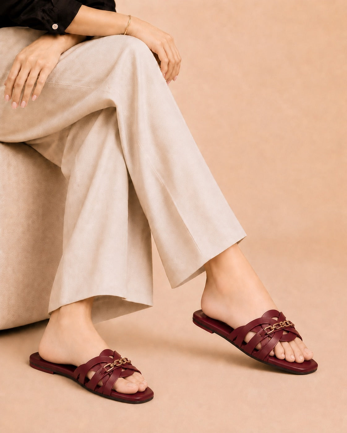 Ruby Chain Cross Slides