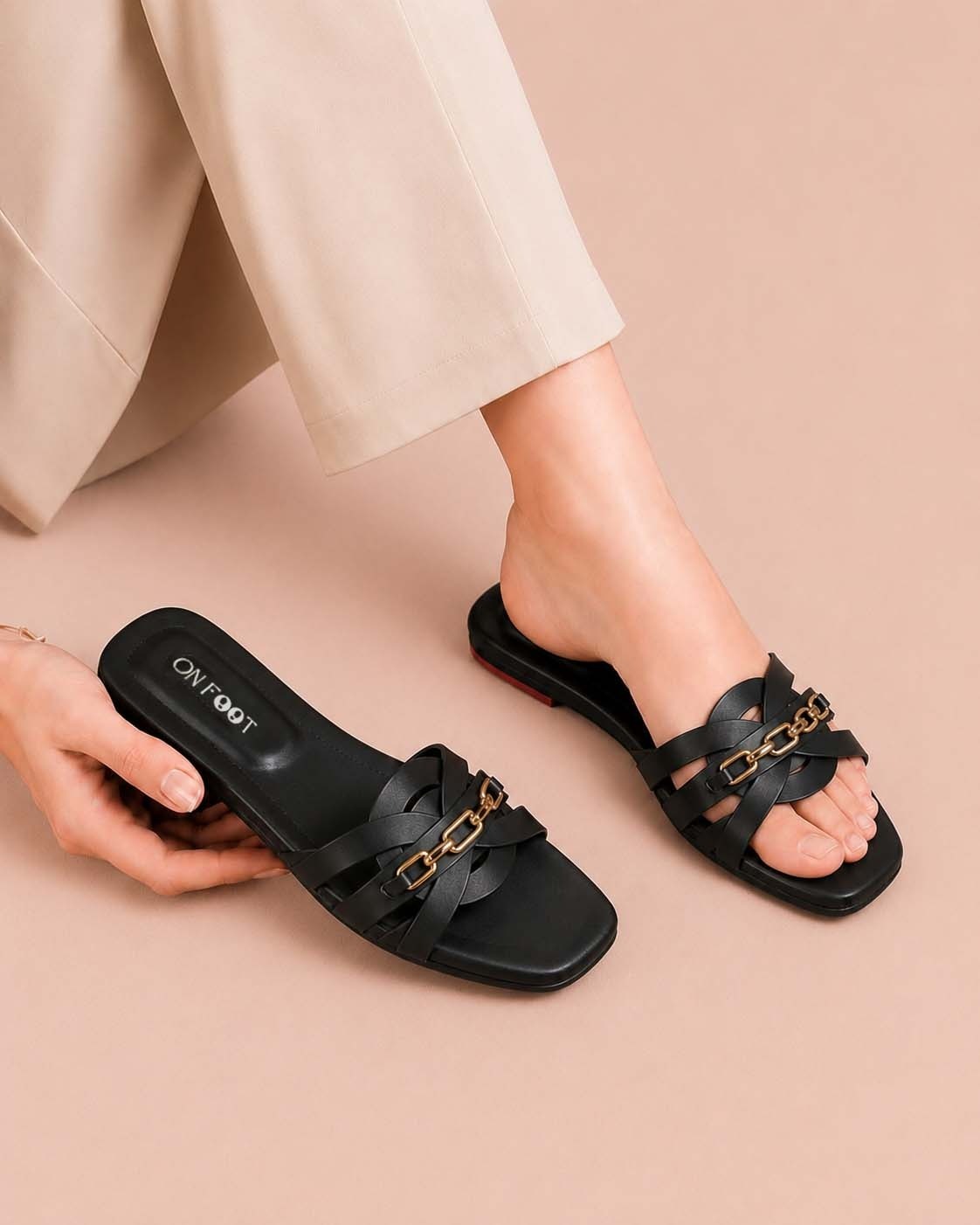 Ruby Chain Cross Slides