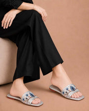 Celeste Embroidered Sliders
