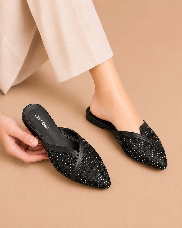 Blush Mesh Point - Black