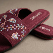Velora Threadwork Comfort Slides