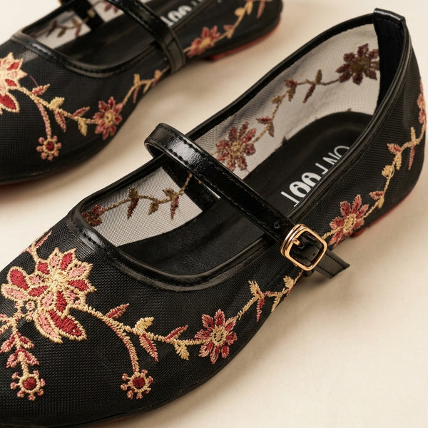 Midnight  Bloom Embroidered