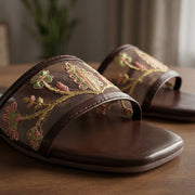 Celeste Embroidered Sliders