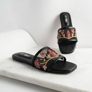 Celeste Embroidered Sliders